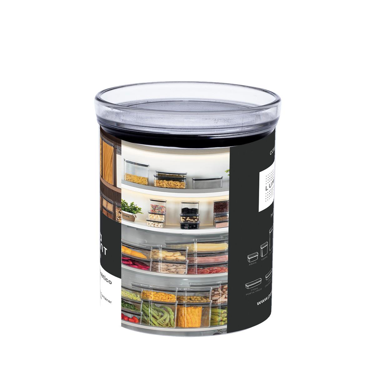 Pote Hermético Lumini Redondo 1.000 ml