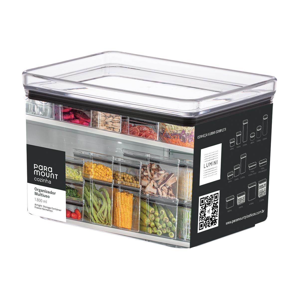 Organizador Multiuso Hermético Lumini 1.800 ml