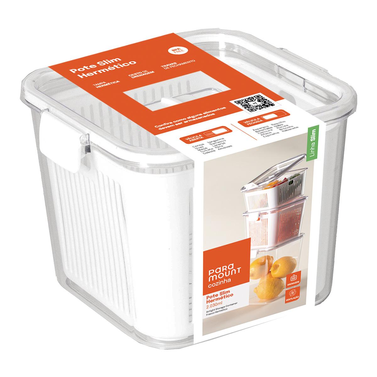 Pote Slim Multiuso 2.030 ml