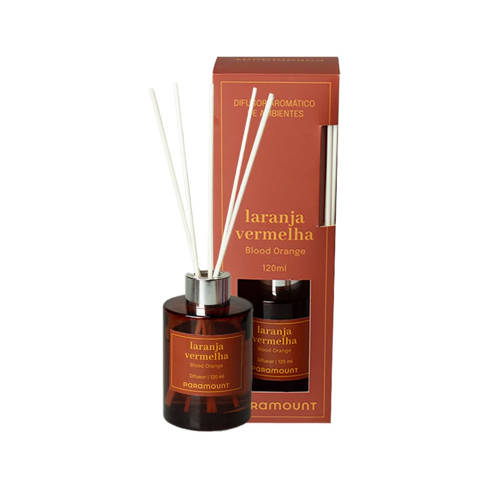 Difusor de Ambientes 120 ml Laranja Vermelha