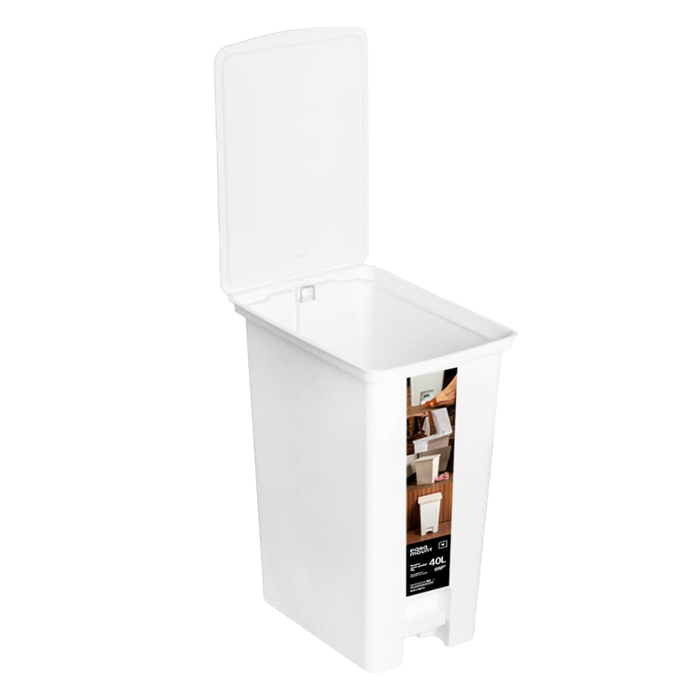 Lixeira com Pedal 40 L Branca