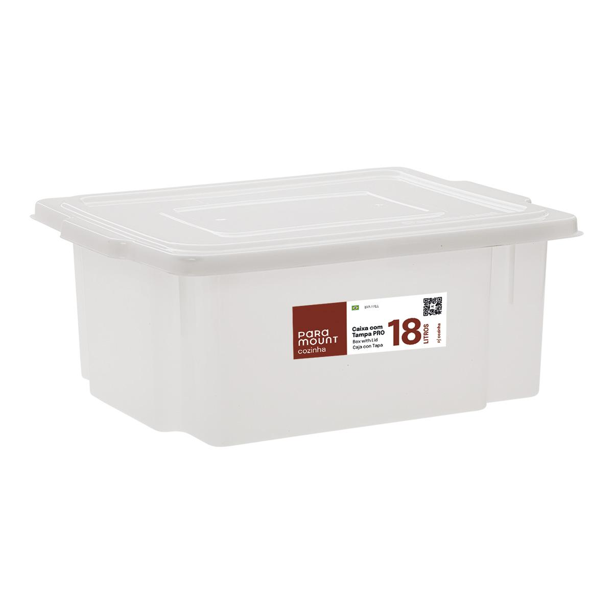 Caixa Pro com Tampa 18 L