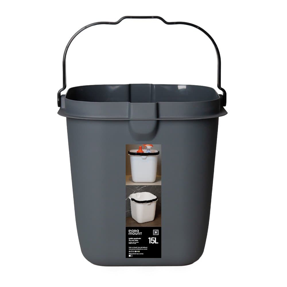 Balde Quadrado 15 L